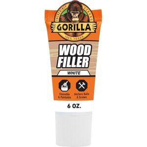 All Purpose Wood Filler, White Wood Filler, 6 Ounce Tube Pack of 1 - Water